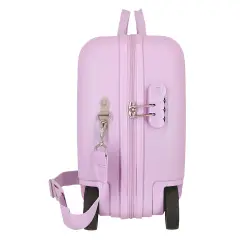 Frozen In This Together Trolley Cavalcabile Abs 50 cm 4 Ruote Lilla - regalo e gadget valigeria