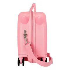 Minnie Happy To Be Me Trolley Cavalcabile Abs 50 cm 4 Ruote Rosa - regalo e gadget valigeria
