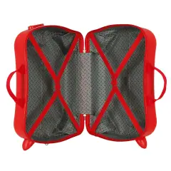 Cars Lightning McQueen Trolley Cavalcabile Abs 50 cm 4 Ruote Rosso - regalo e gadget valigeria