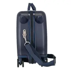 Graffity Of Spiderman Trolley Da Viaggio Cavalcabile Abs 50 cm 4 Ruote Blu Marino - regalo e gadget valigeria