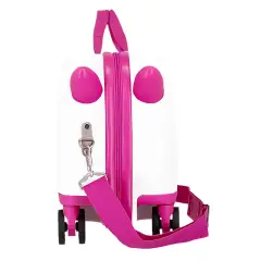 Minnie Flowers Trolley Da Viaggio Cavalcabile Abs 45 cm 4 Ruote Bianco - regalo e gadget valigeria