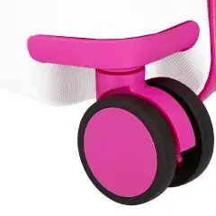 Minnie Flowers Trolley Da Viaggio Cavalcabile Abs 45 cm 4 Ruote Bianco - regalo e gadget valigeria