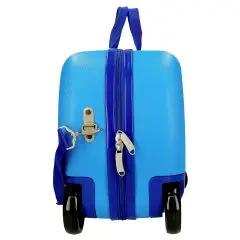 Spiderman Wall Crawler Trolley Da Viaggio Cavalcabile Abs 45 cm 4 Ruote Azzurro - regalo e gadget valigeria