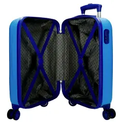 Iron Friends Trolley Da Viaggio Cavalcabile Abs 50 cm 4 Ruote Azzurro - regalo e gadget valigeria