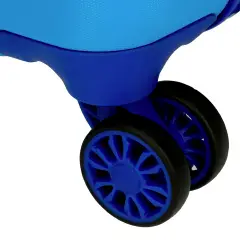 Iron Friends Trolley Da Viaggio Cavalcabile Abs 50 cm 4 Ruote Azzurro - regalo e gadget valigeria