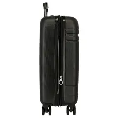 Spiderman Is Watching Trolley Abs 55 cm 4 Ruote Nero - regalo e gadget valigeria