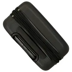 Spiderman Is Watching Trolley Abs 55 cm 4 Ruote Nero - regalo e gadget valigeria