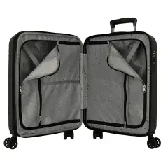 Mickey Waiting Trolley Abs 55 cm 4 Ruote Nero - regalo e gadget valigeria