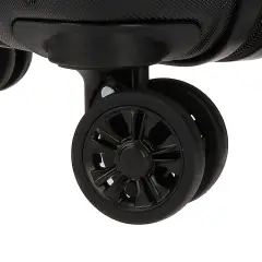 Mickey Waiting Trolley Abs 55 cm 4 Ruote Nero - regalo e gadget valigeria