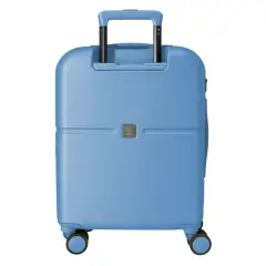 Pepe Jeans Highlight Trolley Abs 55 cm 4 Ruote Azzurro - regalo e gadget valigeria