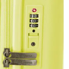 Pepe Jeans Trolley Abs 55 cm 4 Ruote Highlight Giallo - regalo e gadget valigeria