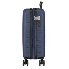 Pepe Jeans Montana Trolley Abs 55 cm 4 Ruote Marino - regalo e gadget valigeria