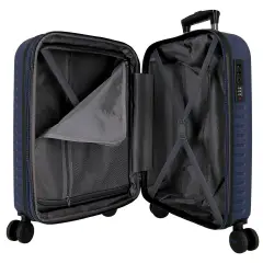 Pepe Jeans Montana Trolley Abs 55 cm 4 Ruote Marino - regalo e gadget valigeria