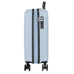 Pepe Jeans Montana Trolley Abs 55 cm 4 Ruote Azzurro Chiaro - regalo e gadget valigeria
