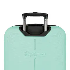 Pepe Jeans Montana Trolley Abs 55 cm 4 Ruote Turchese - regalo e gadget valigeria