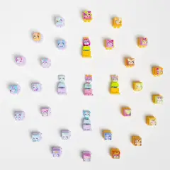 Clickeez Serie 2 - 5 Mini Figure Kawaii Da Cliccare - collezionabili bambina