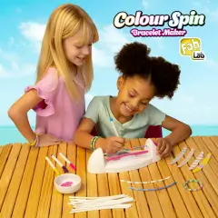 Colour Spin Bracelet Maker Kit Per La Creazione Di Braccialetti Colorati - collezionabili bambina