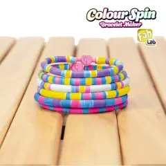 Colour Spin Bracelet Maker Kit Per La Creazione Di Braccialetti Colorati - collezionabili bambina