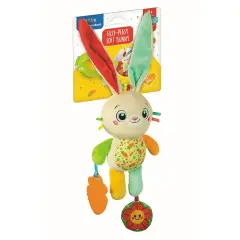 Peluche Da Viaggio Morbido E Sensoriale Coniglietto - massaggia gengive