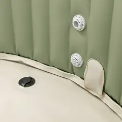 Pure Spa Bubble Massage 216x71 6 Posti Pompa Riscaldatore Sistema Purificazione, Verde - piscine gonfiabili