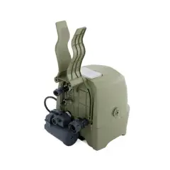 Pure Spa Bubble Massage 216x71 6 Posti Pompa Riscaldatore Sistema Purificazione, Verde - piscine gonfiabili