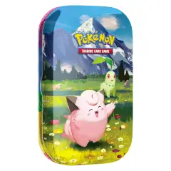 Pokemon Mini Tin Da Collezione Megaevoluzione Ascesa Eroica Clefairy e Chikorita - Giochi di società