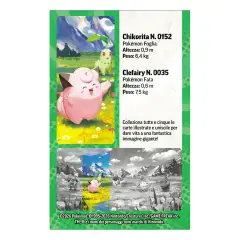 Pokemon Mini Tin Da Collezione Megaevoluzione Ascesa Eroica Clefairy e Chikorita - Giochi di società