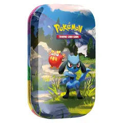 Pokemon Mini Tin Da Collezione Megaevoluzione Ascesa Eroica Riolu e Darumaka - Giochi di società