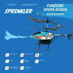 Radiofly Elicottero Radiocomandato Sprinkler Anti Incendio - radiocomandi