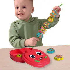 Happy Apple And Friends - Lacing Game Gioco Montessori - Primi giochi