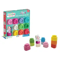 Soft Clemmy Set Mattoncini Morbidi Con Personaggio Unicorno 10 Pezzi - Primi giochi