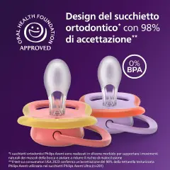 Ciuccio Philips Avent Ultra Air +18m Pink Lilac - ciucci