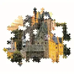 Puzzle 1000 Pezzi Hqc Tramonto Al Castello Di Eltz, Germania - Puzzle in cartone
