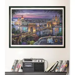 Puzzle 1000 Pezzi Hqc Lights Of The Danube - Puzzle in cartone