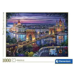 Puzzle 1000 Pezzi Hqc Lights Of The Danube - Puzzle in cartone