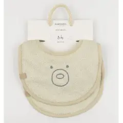 Bamboom Bavaglino in Spugna Oyster Grey set 2 pz - Sicurezza e igiene