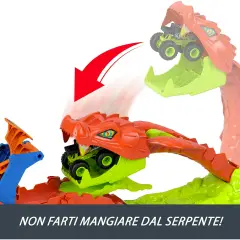 Hot Wheels Monster Truck Attacco Del Serpente - play set