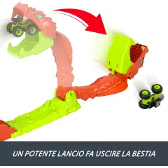 Hot Wheels Monster Truck Attacco Del Serpente - play set