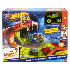 Hot Wheels Monster Truck Attacco Del Serpente - play set