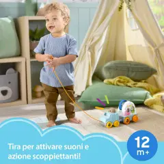 Fisher Price Camper Foresta degli Amici Trainabile Con Suoni - Primi giochi
