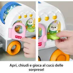 Fisher Price Camper Foresta degli Amici Trainabile Con Suoni - Primi giochi
