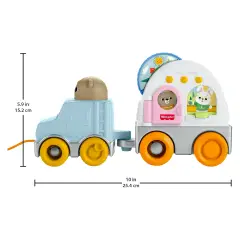 Fisher Price Camper Foresta degli Amici Trainabile Con Suoni - Primi giochi