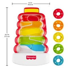 Fisher Price Piramide 5 Anelli Con Base Dondolante E Labirinto - Primi giochi