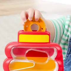 Fisher Price Piramide 5 Anelli Con Base Dondolante E Labirinto - Primi giochi