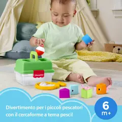 Fisher Price Cassetta Della Pesca Sensoriale - Primi giochi