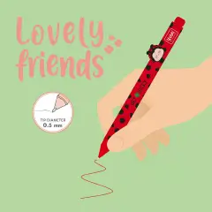 Legami - Penna gel  - Lovely Friends Ladybug - regalo e gadget valigeria