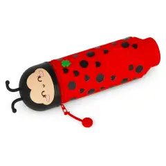 Legami - Kawaii Astuccio Scuola 2 in 1 in Morbido Silicone, Ladybug - regalo e gadget valigeria
