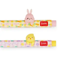 Legami - Penna gel  2 Pezzi - Lovely Friends Hoppy Easter - regalo e gadget valigeria