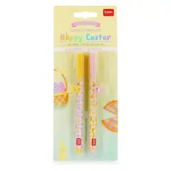 Legami - Penna gel  2 Pezzi - Lovely Friends Hoppy Easter - regalo e gadget valigeria