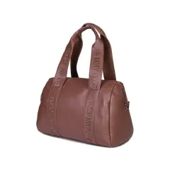 Borsa Cambio Mommy Club Signature in Ecopelle Dark Brown Childhome - borse e zaini